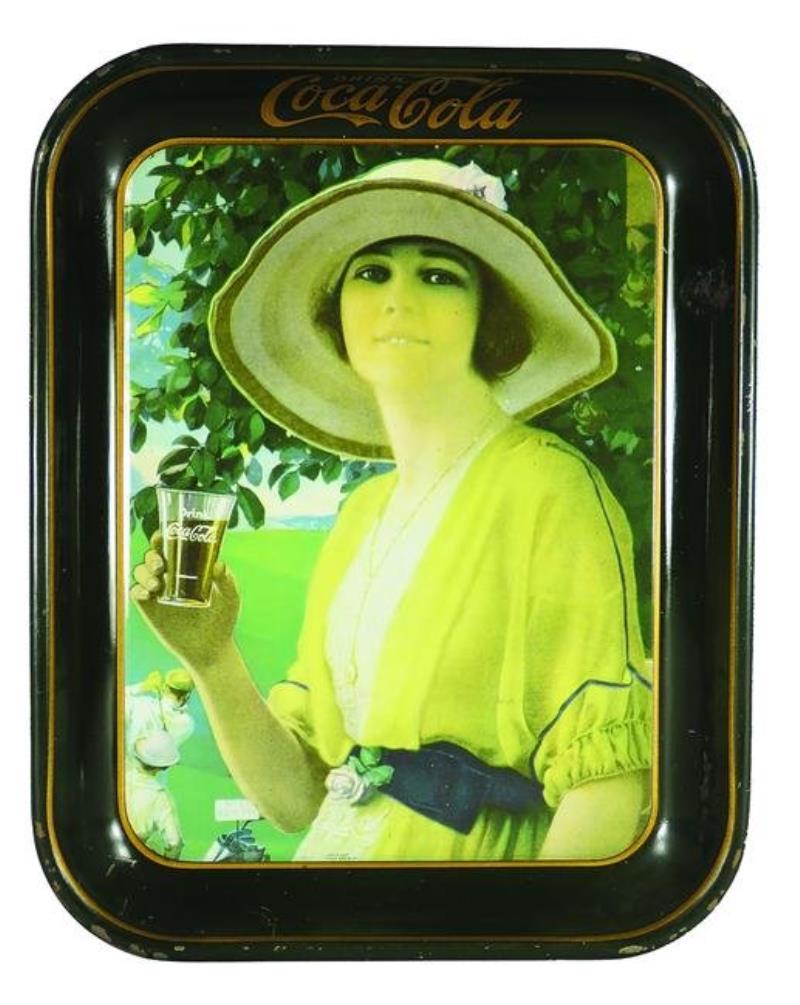 1920 Original Coca Cola Tin Serving Tray