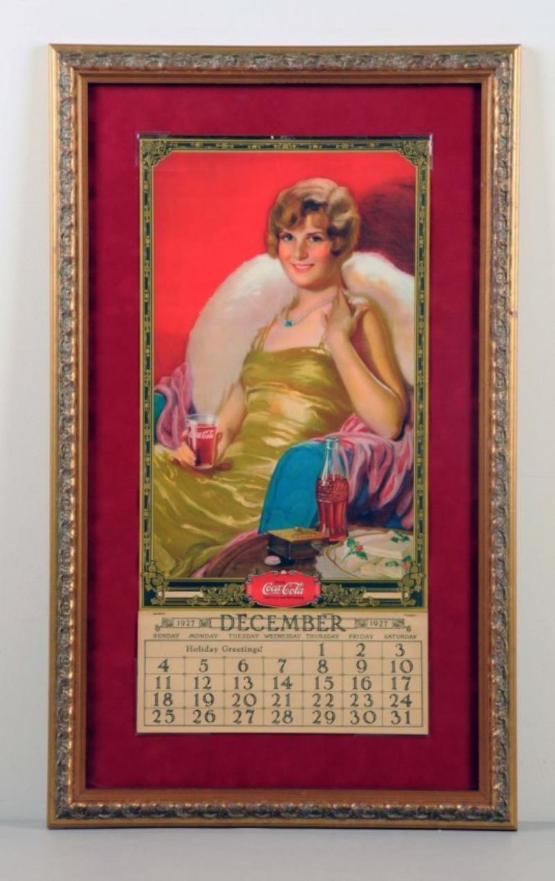 1928 Coca-Cola Framed Calendar