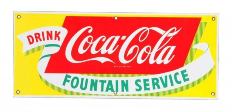1950's Coca - Cola Porcelain Fountain Service.