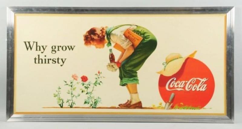 1945 Large Coca-Cola Poster