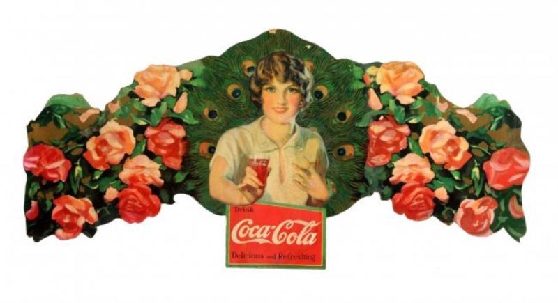 1926 Coca-Cola Peacock Festoon