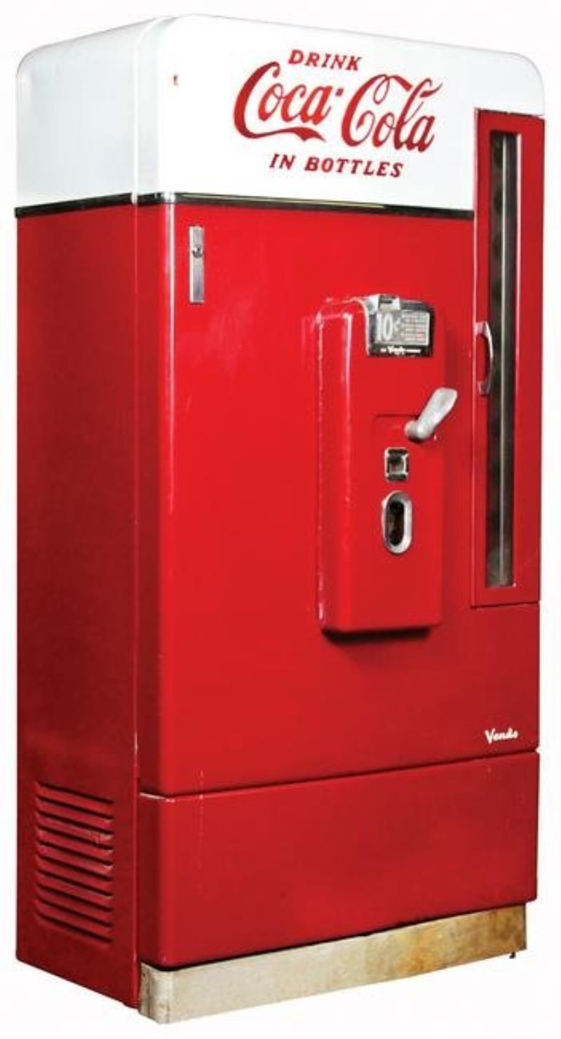 Coca-Cola Coin-Operated Vending Machine, Vendo Model