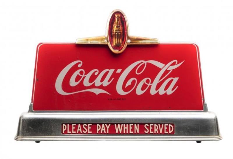 1948 Coca-Cola Light-Up Display Sign
