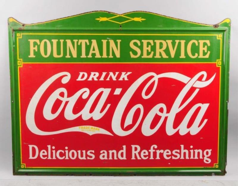 Drink Coca-Cola Fountain Service Sign
