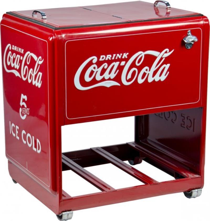 Drink Coca Cola Embossed 2-Door Cooler