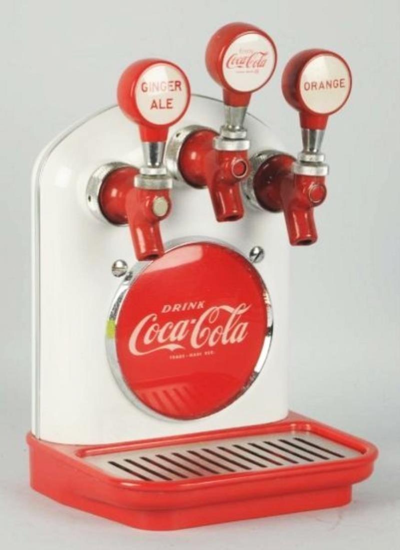 1950's Coca-Cola 3-Tap Tombstone Dispenser