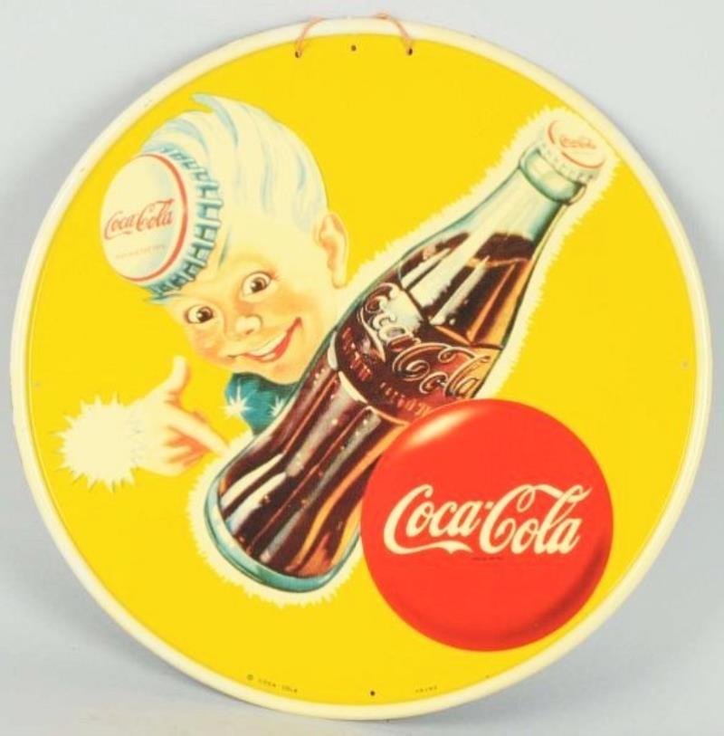 1940's Coca-Cola Tin Sprite Boy Toy