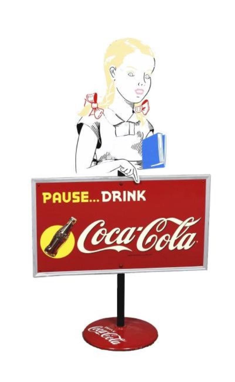 Coca-Cola Sign With Stand