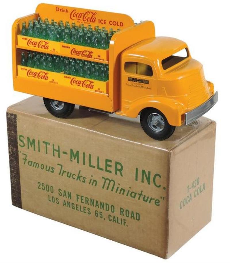 Coca-Cola Toy Delivery Truck, Rare Smith-Miller #420