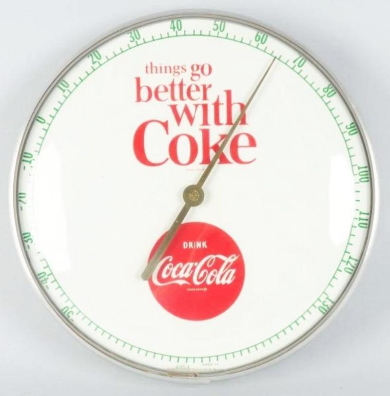 1960s Coca-Cola Thermometer