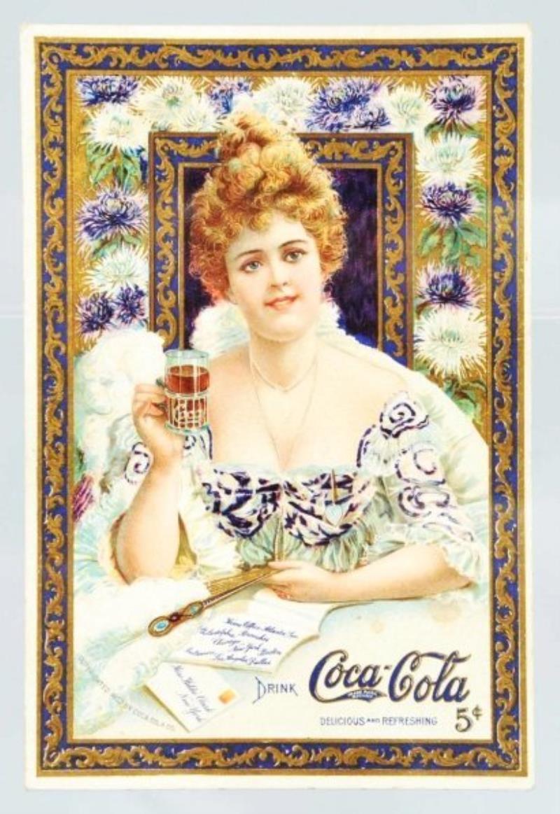 1903 Coca-Cola Hilda Clark Menu Card