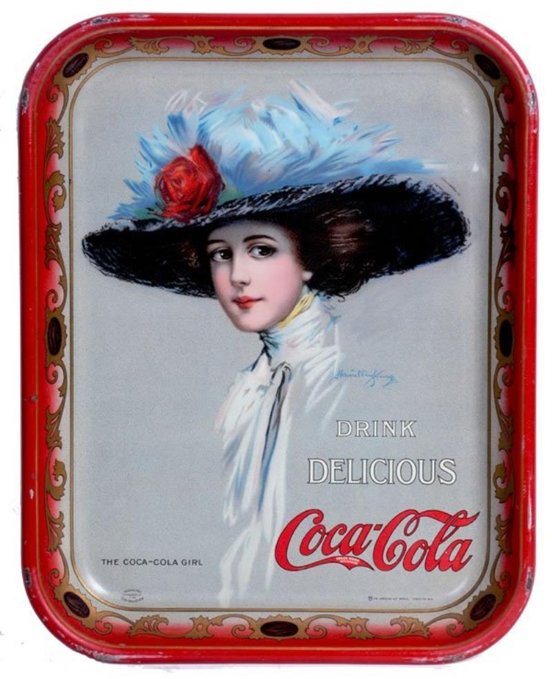 1910 COCA-COLA SERVING TRAY