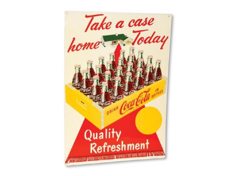 Coca-Cola "Take a case home Today" Sign