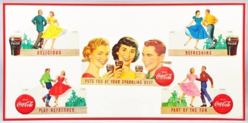 1957 Coca-Cola Square Dance Festoon.