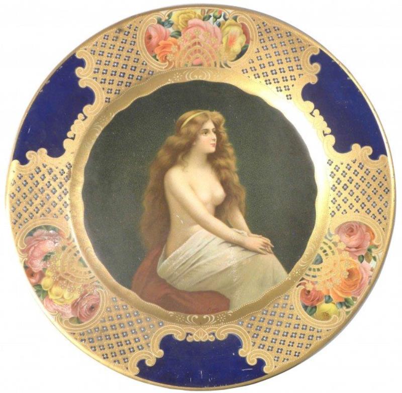 Coca Cola Topless Vienna Art Plate