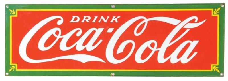 Coca-Cola Porcelain Advertising Sign