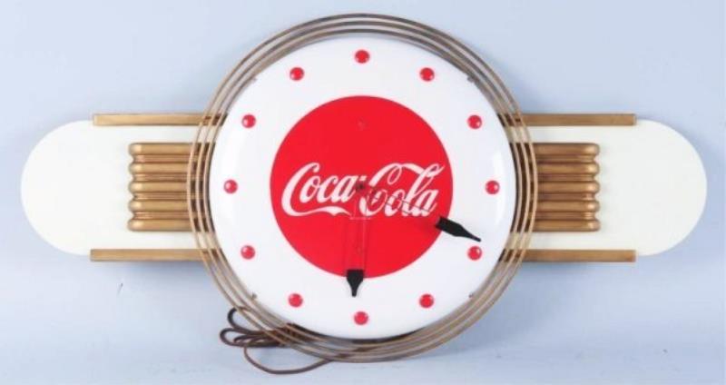 1950s Coca-Cola Clock and Wings