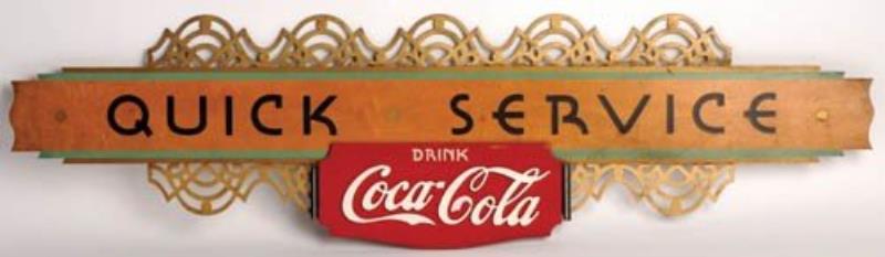 1930'S COCA-COLA KAY DISPLAYS HANGING SIGN