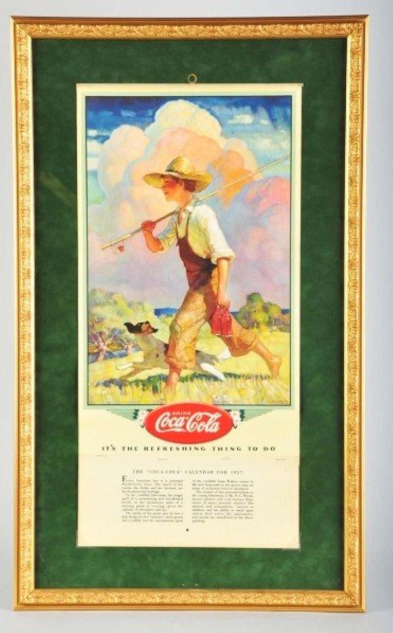 1937 Coca-Cola Calendar.
