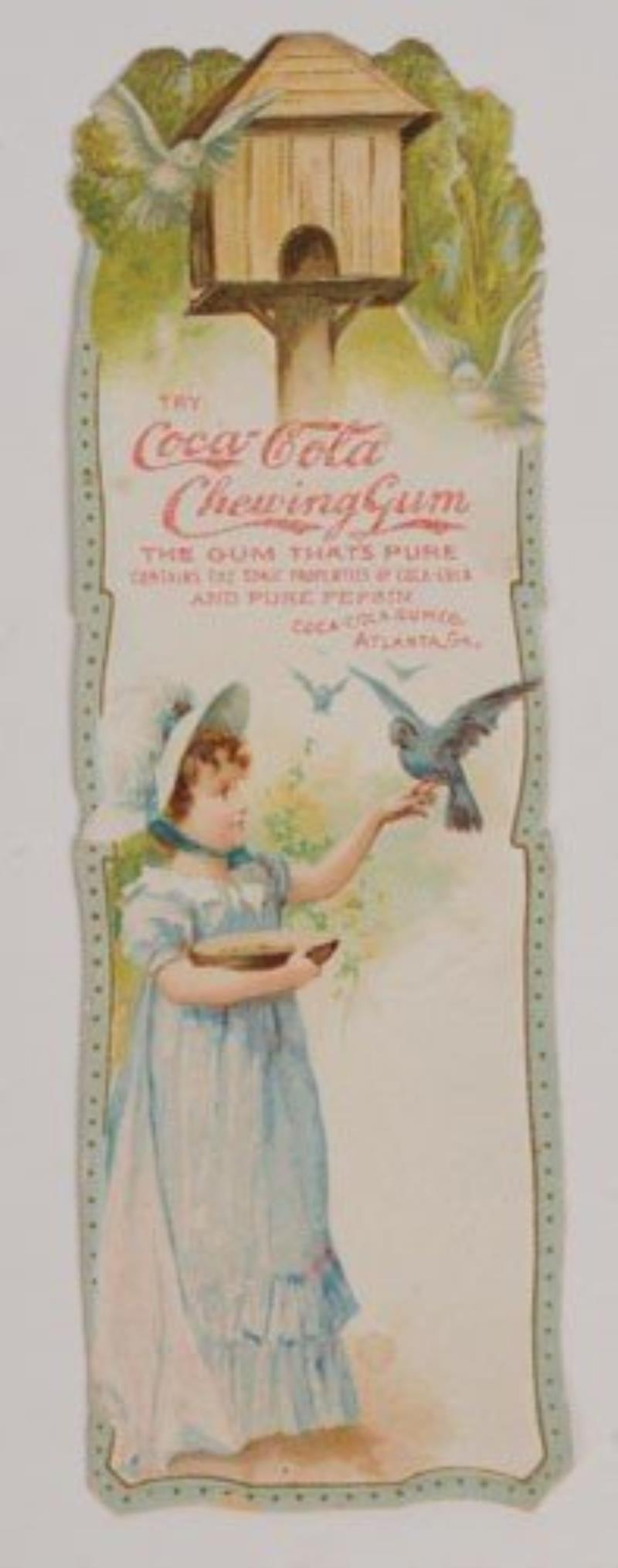 1903 TO 1904 COCA-COLA CHEWING GUM BOOKMARK