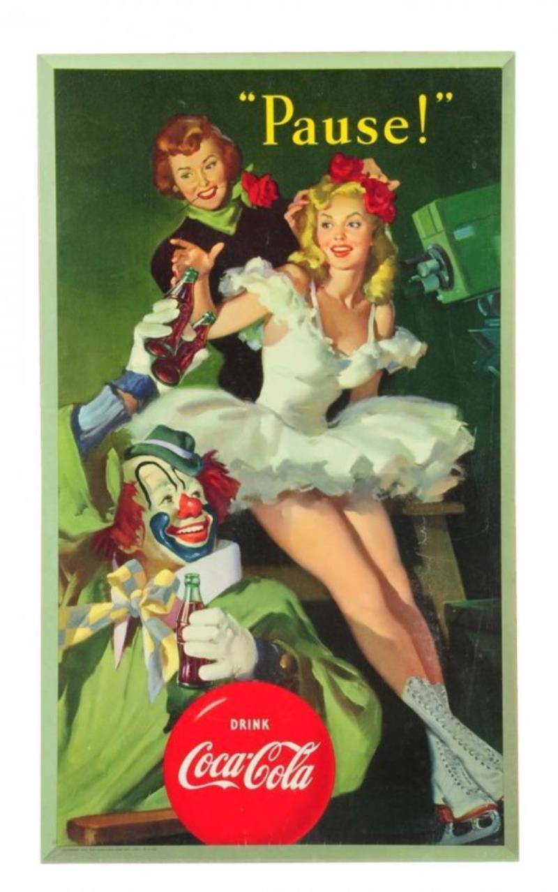 1950 Coca - Cola Small Vertical Poster