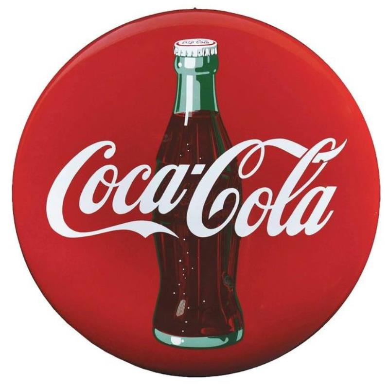 36" COCA-COLA BUTTON