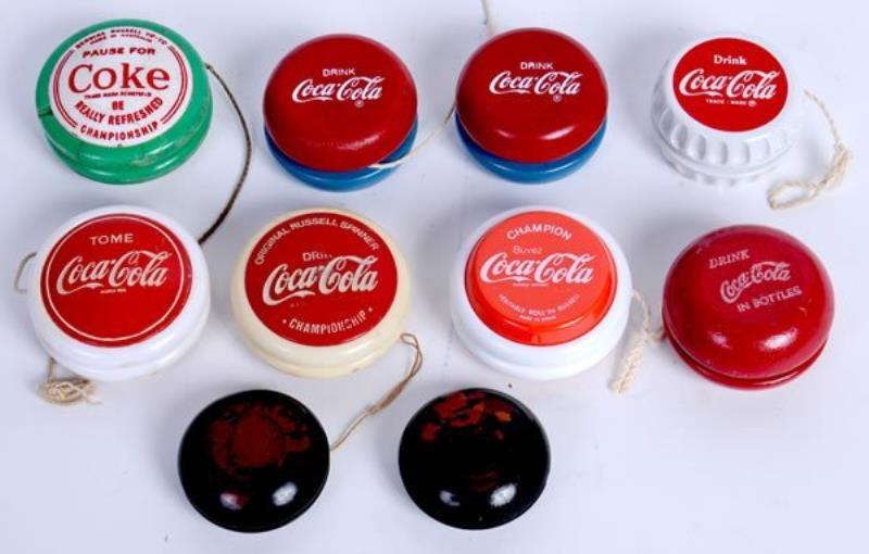 10 ASSORTED COCACOLA YOYO