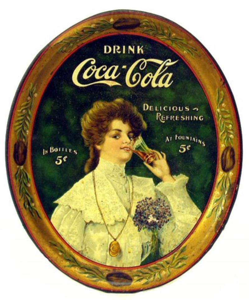 1906 COCA-COLA SERVING TRAY