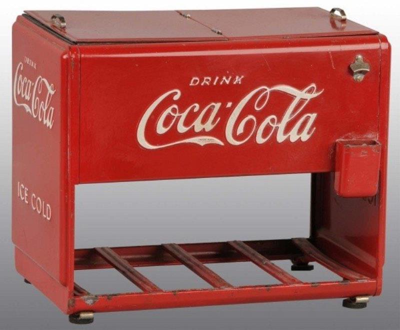 Pressed Steel Coca-Cola Cooler