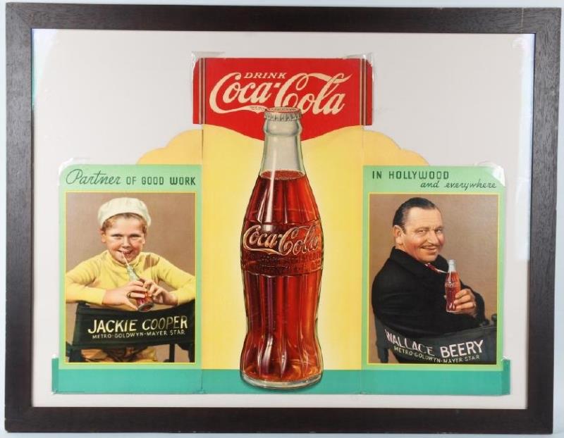 1934 COCA COLA HOLLYWOOD STARS WINDOW DISPLAY