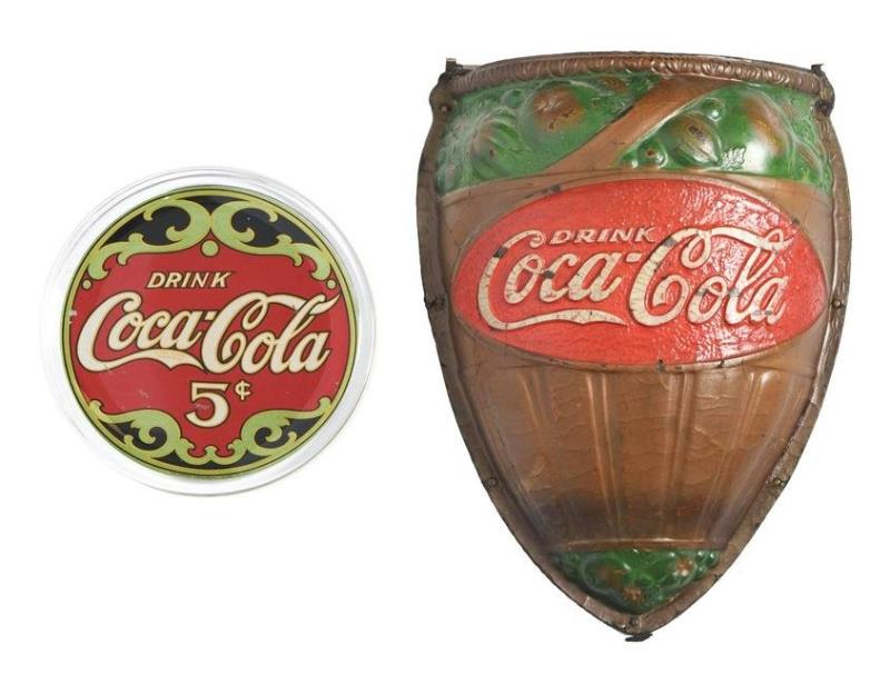 COCA-COLA ADVERTISING ITEMS.
