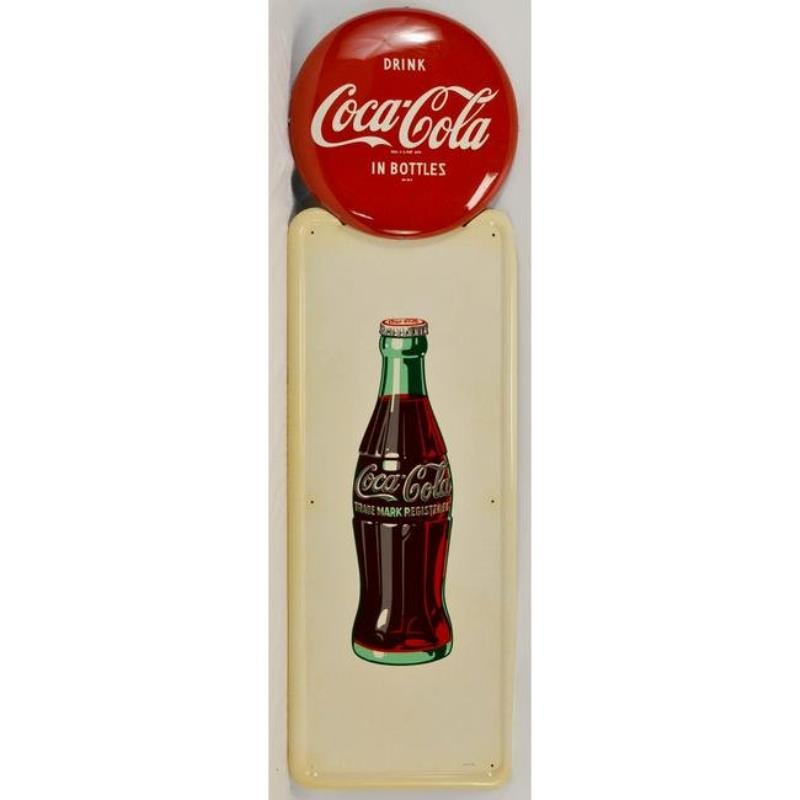 Coca-Cola Bottle Pilaster Sign