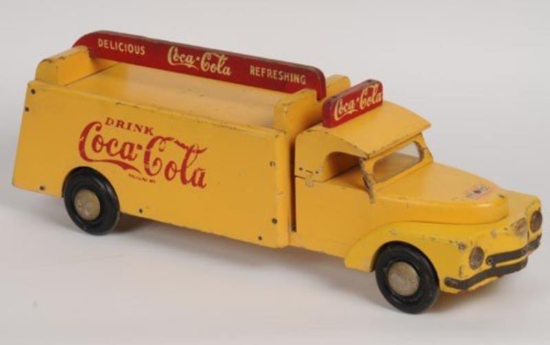 1948 COCA-COLA BUDDY L WOODEN TOY TRUCK