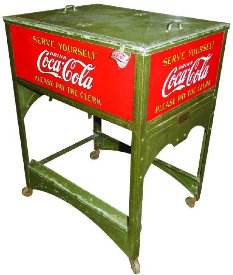 Coca Cola Glasscock cooler, ca 1930