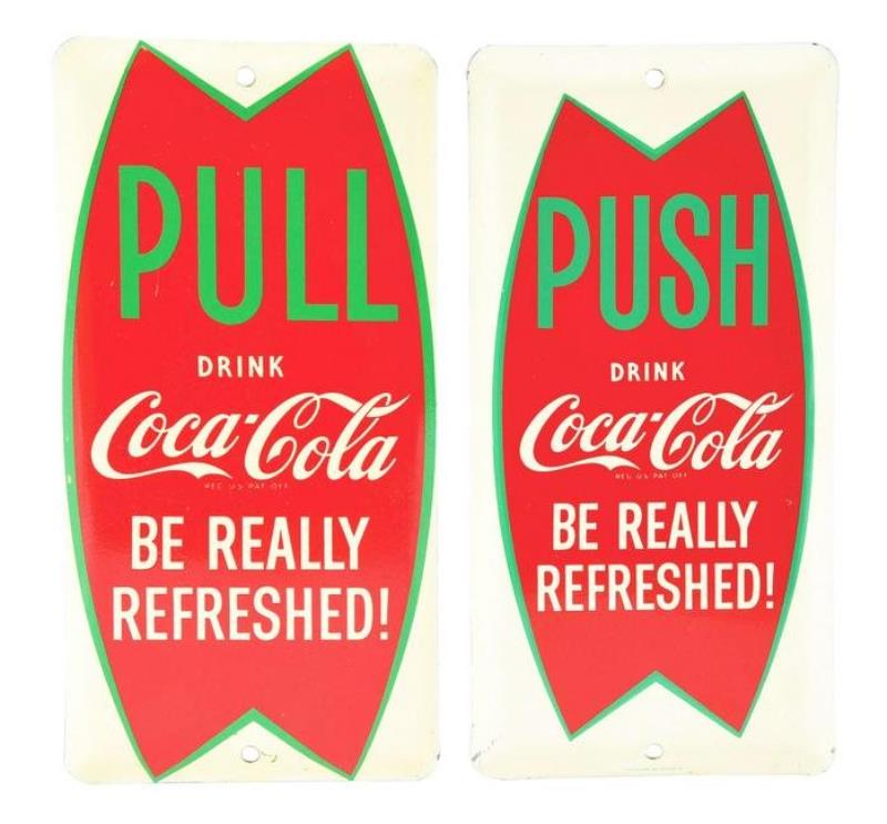 COCA-COLA DOOR PUSHES.