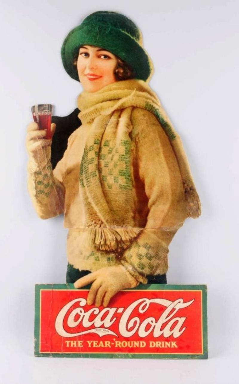 1923 Coca-Cola Cardboard Cutout.