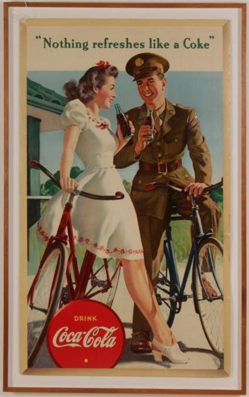 "Nothing Refreshes Like a Coke" Coca-Cola Poster