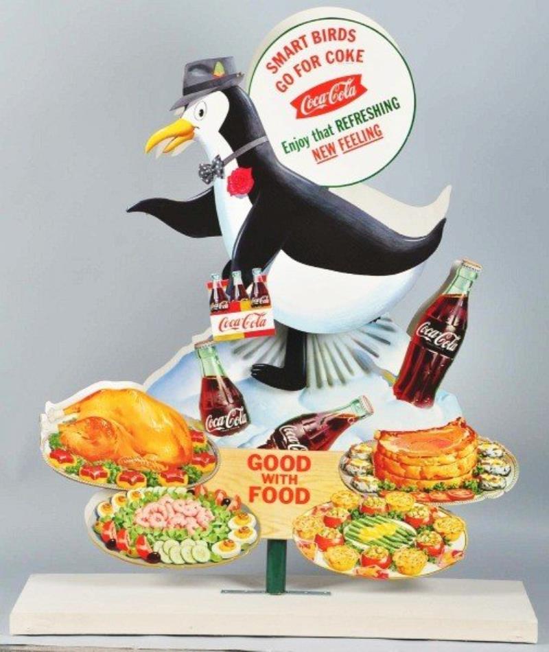 1950s Cardboard Coca-Cola Penguin Spectacular