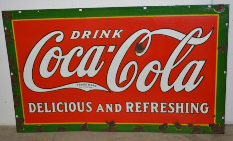 Drink Coca-Cola Delicious and Refreshing Sign TAC