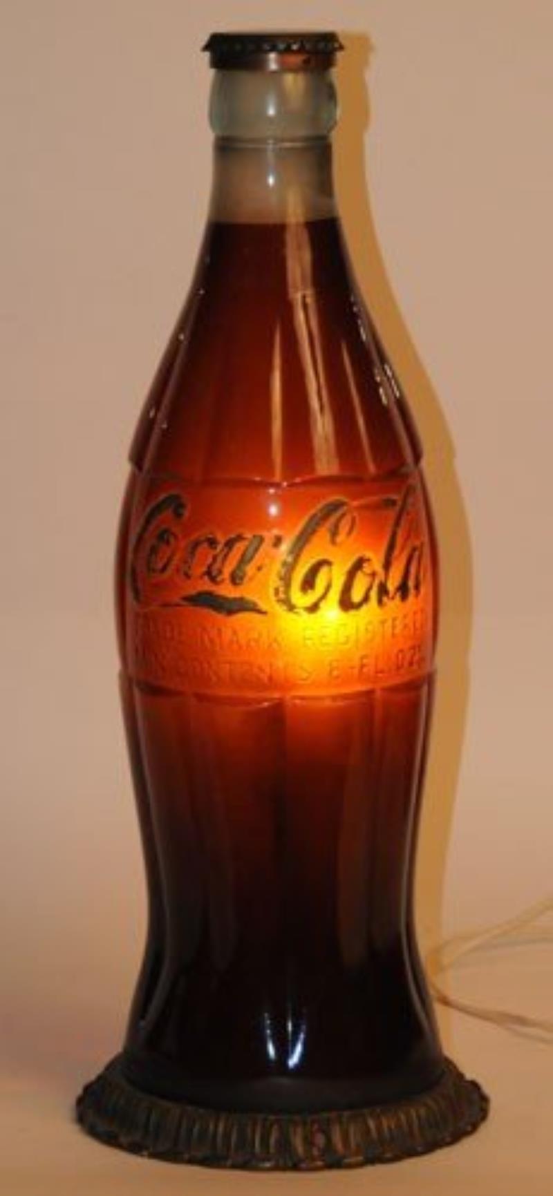 UNUSUAL COCA-COLA BOTTLE LAMP