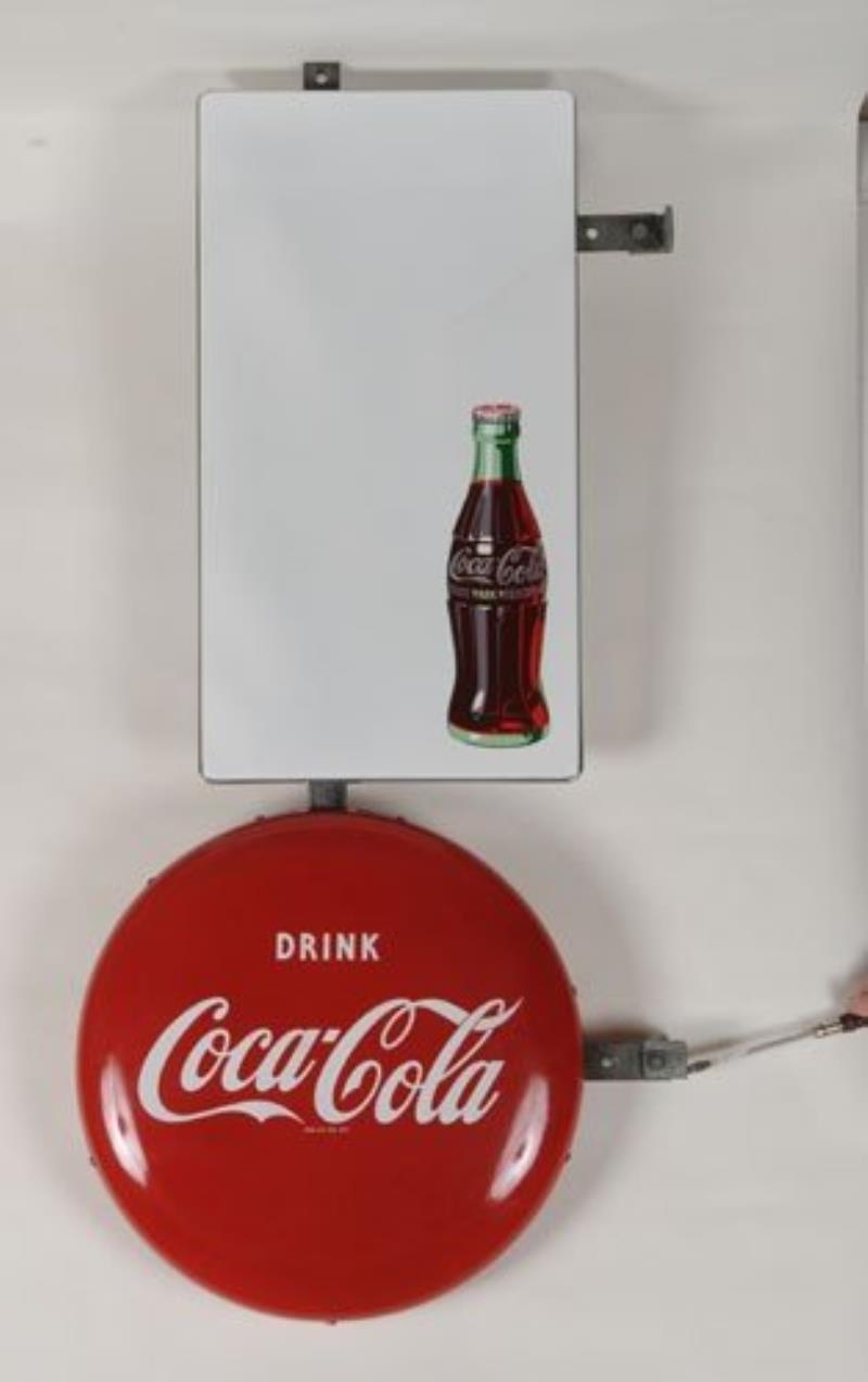 1950'S COCA-COLA SIDEWALK SIGN