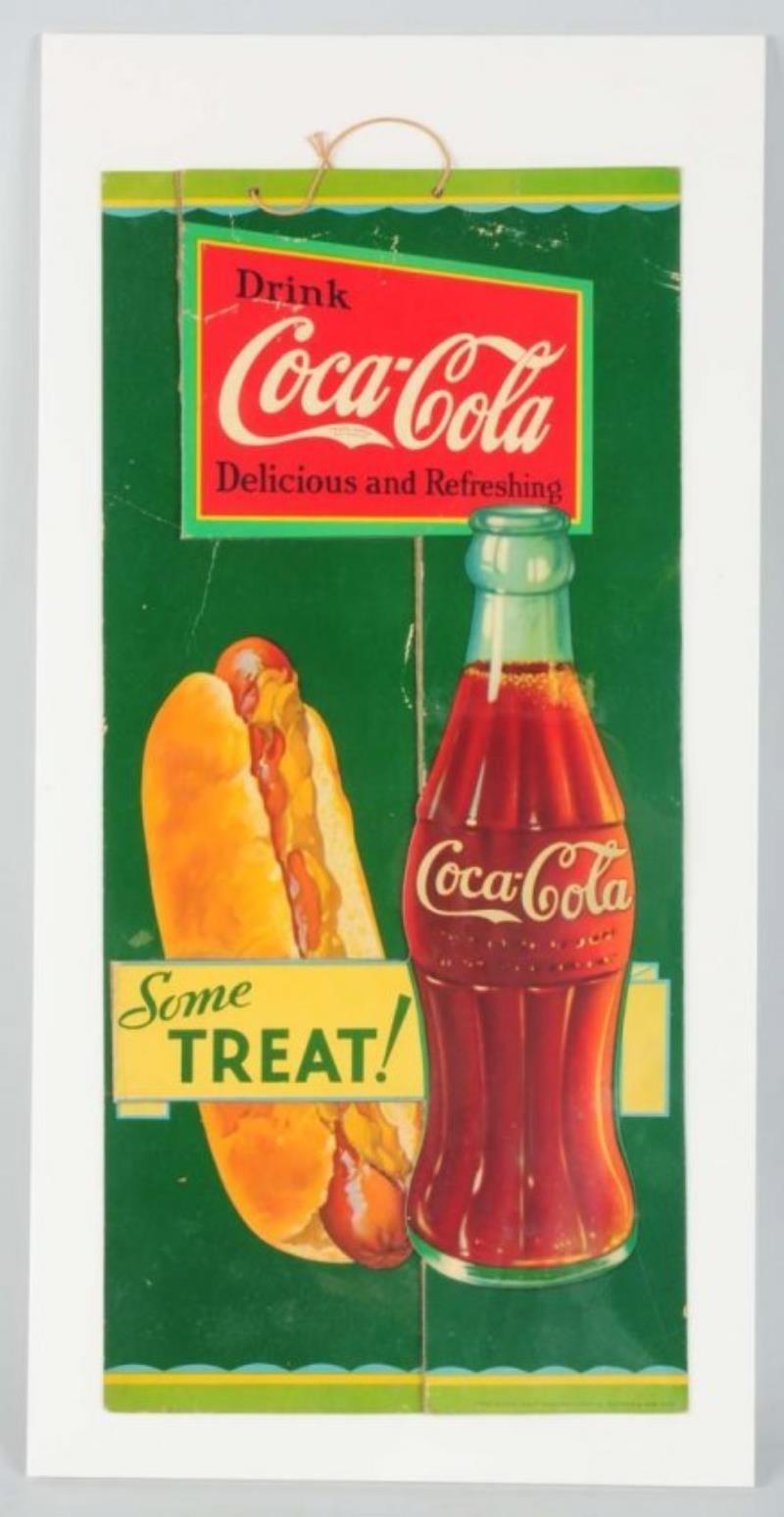 1933 Coca-Cola Dimensional Cardboard Cutout