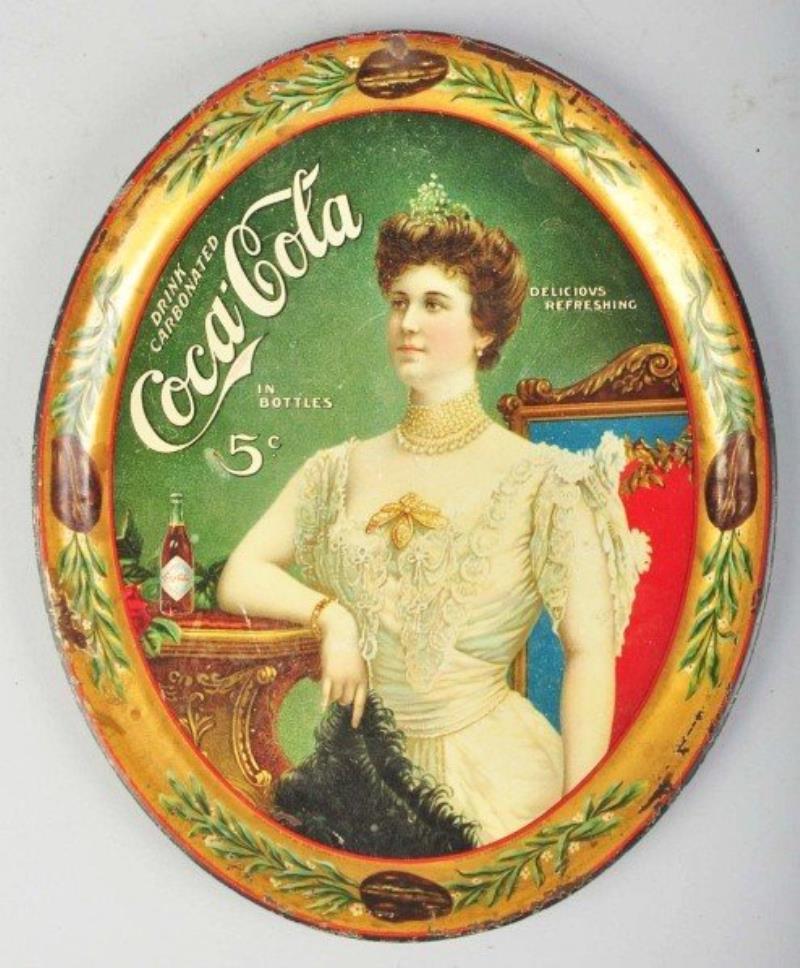 1905 Coca Cola Tin Serving Tray Value & Price Guide