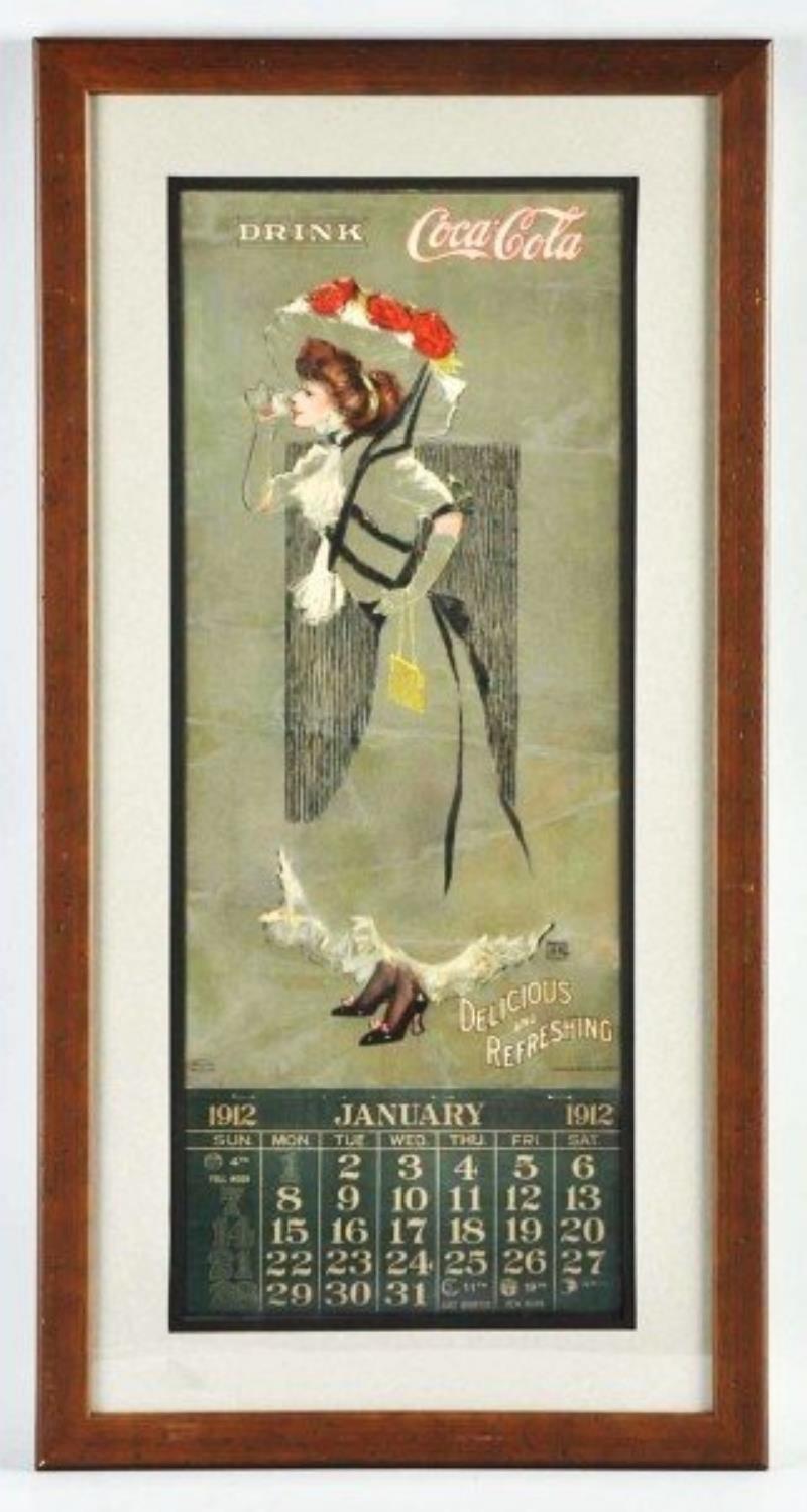 1912 Rare Coca-Cola Calendar.