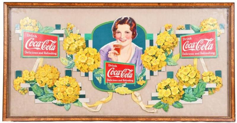 1932 Coca-Cola Festoon "Verbena" w/Flowers