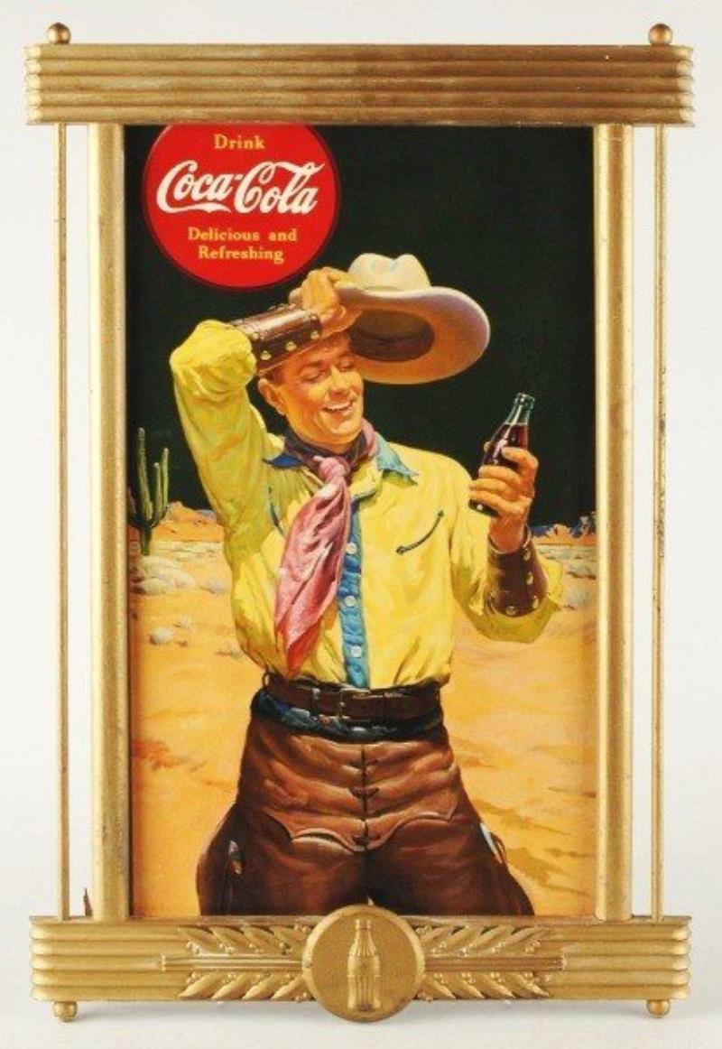 Cardboard Coca-Cola Poster