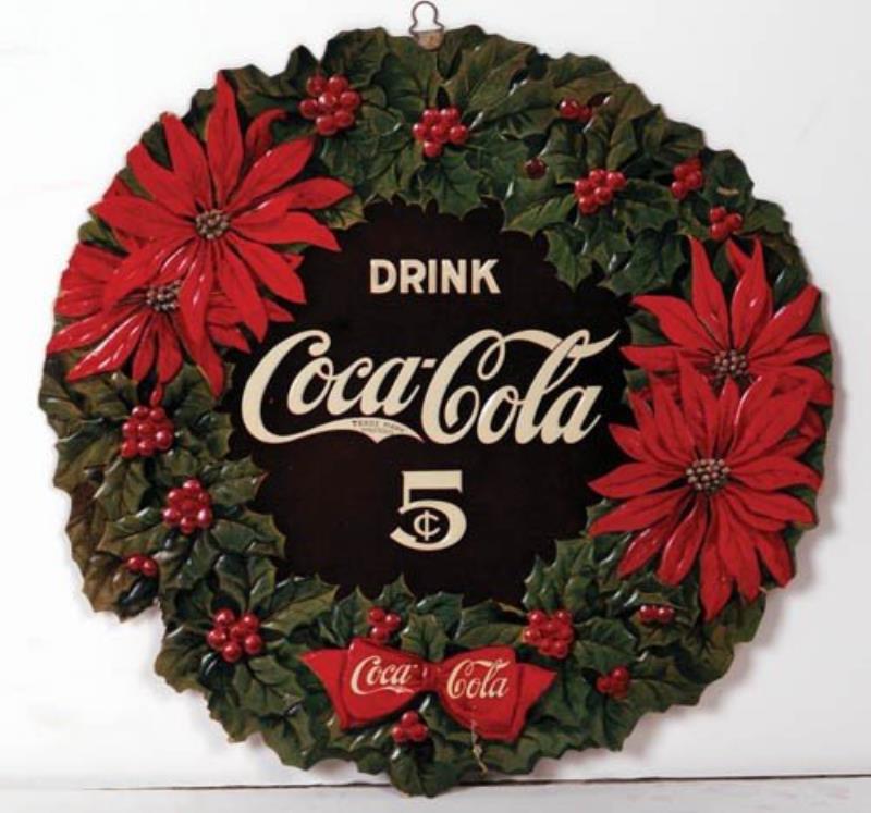 1910 Coca-Cola Cardboard Wreath Value & Price Guide