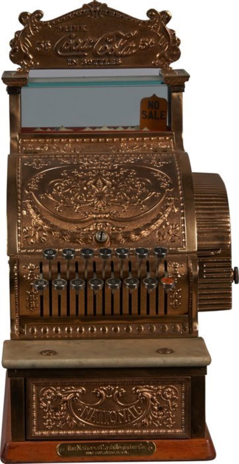National Cash Register Brass Candy Store Model 316.