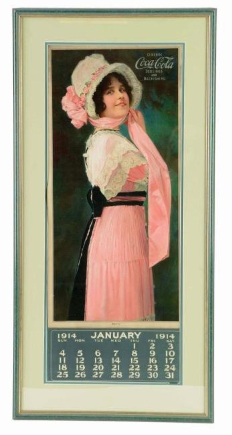 Coca-Cola 1914 Advertising Calendar