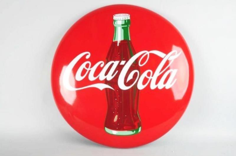 1950s Coca-Cola Porcelain Button.
